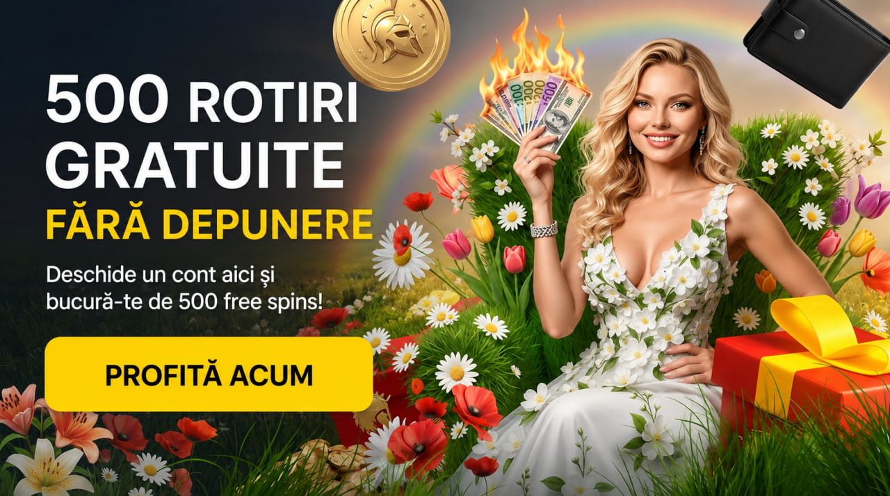 500 rotiri gratuite fara depunere România
